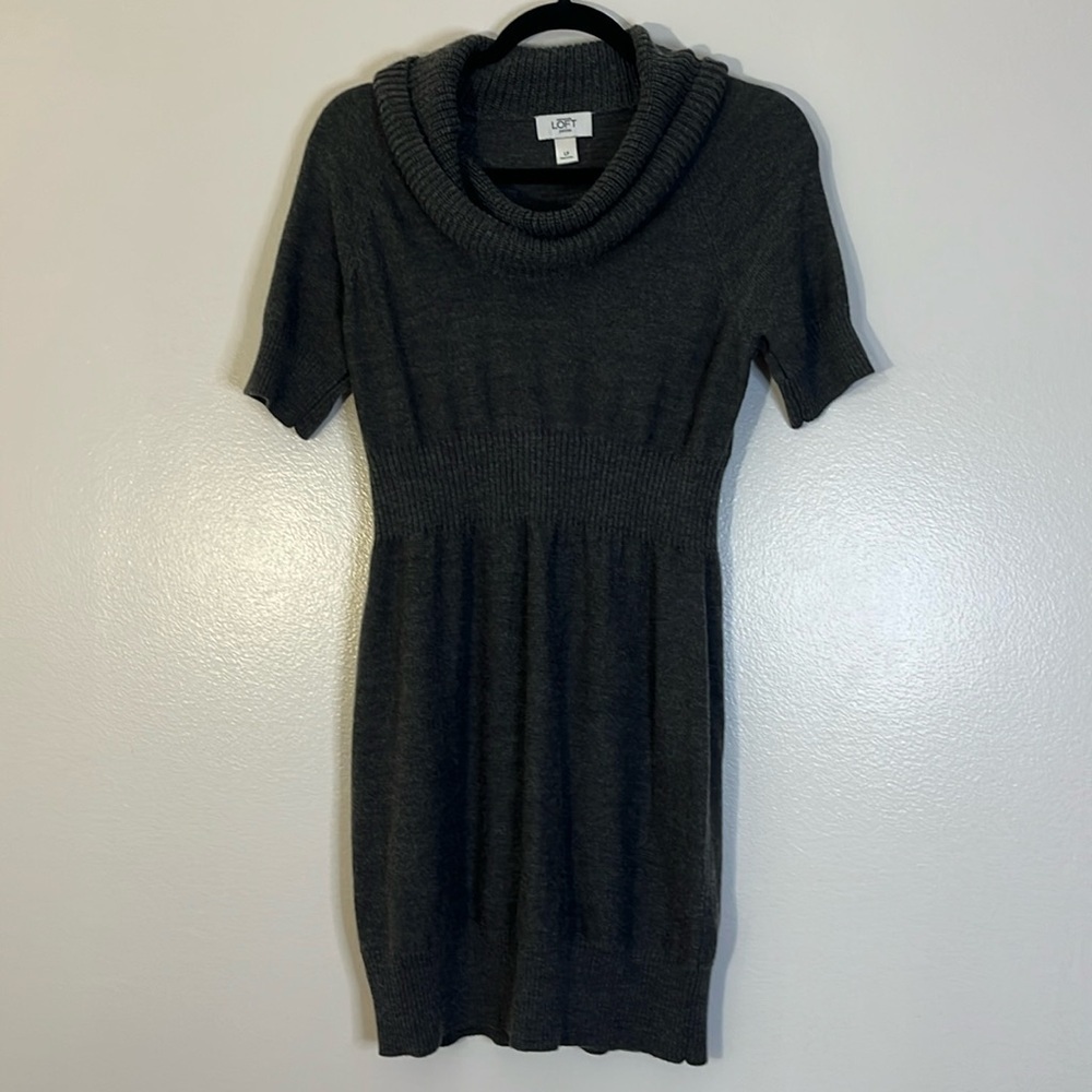 Ann Taylor Loft | Merino wool blend sweater dress Women’s size LP L Petite